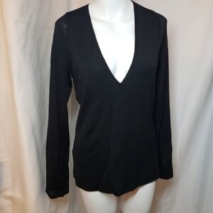 Ann taylor deep V knit top